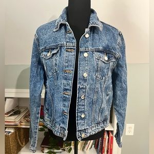 Soft Acid Wash Denim Jacket Women's Jean Jacket Size 8